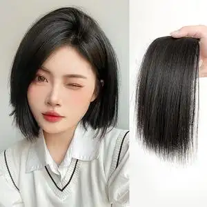 垫发片假发片短款 垫发根蓬松器 假发垫增发量蓬松两侧颅顶真发垫