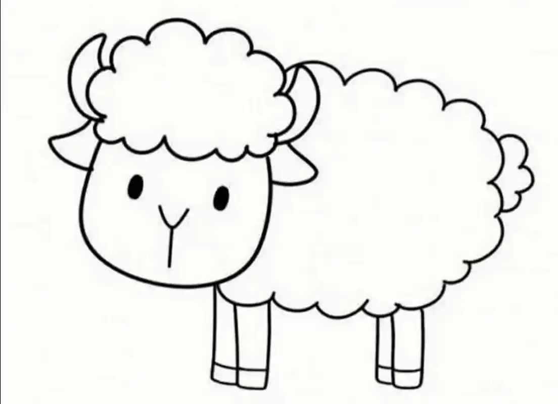 幼儿园小班动物涂色简笔画 动物简笔画