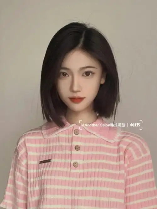 好看到跺脚的一刀切齐肩短发 适合圆脸,方脸|||#义乌美发  #义乌发型