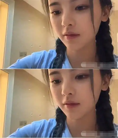 原创杨超越素颜开直播为证天然脸做一动作网友果真没整容