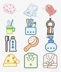 卡通生活用品图案png图片素材下载_生活用品png_熊猫办公