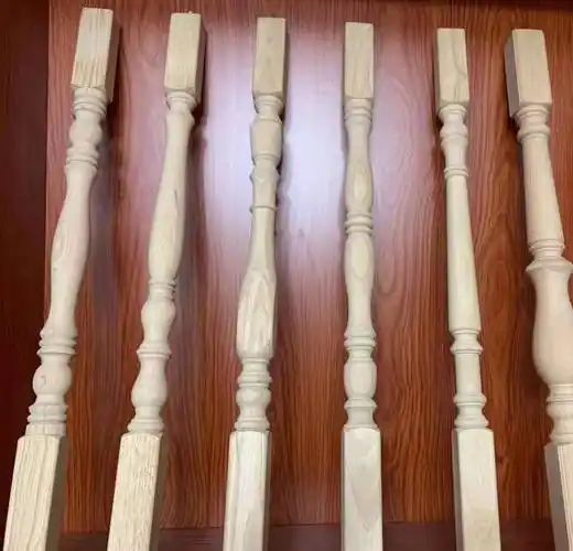 实木楼梯扶手美国红橡立柱俄罗斯水曲柳立柱泰国橡胶木扶手烤漆楼梯