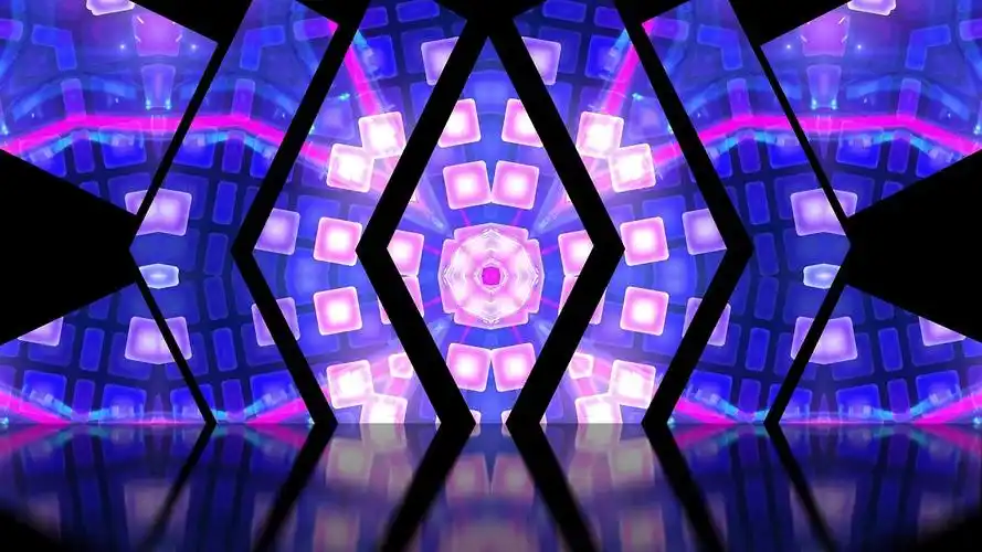 4k劲爆电光光效街舞爵士舞现代舞机械舞背景爵士舞年会背景