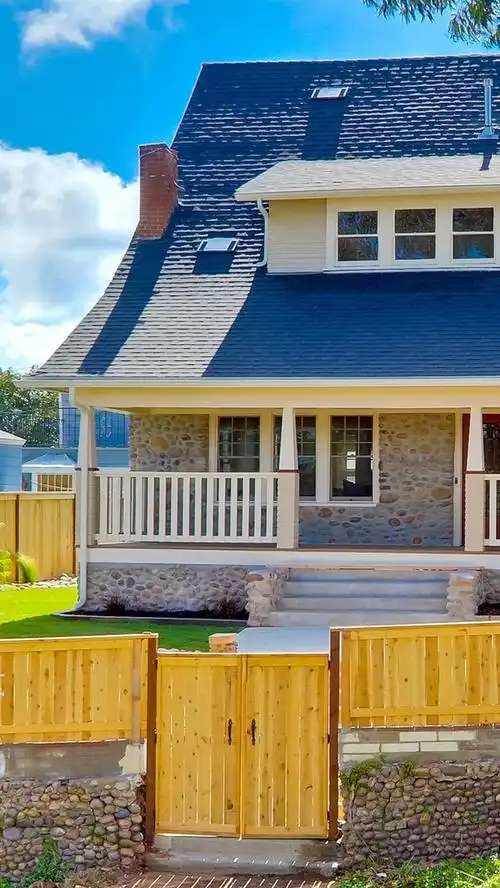 别墅,房屋,树木,花园 iphone 壁纸