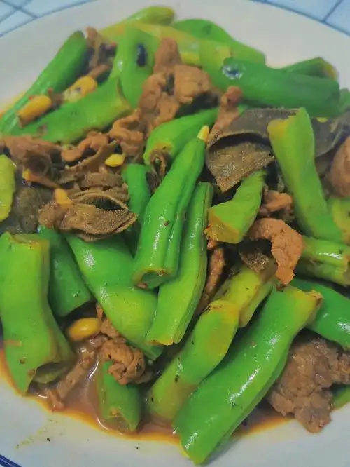 牛杂炒四季豆附教程