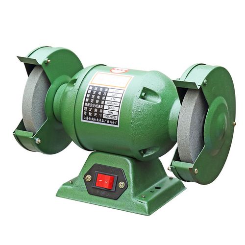 台式小型砂轮机工业电动磨刀机220v家用沙轮机抛光机打磨机 125裸机