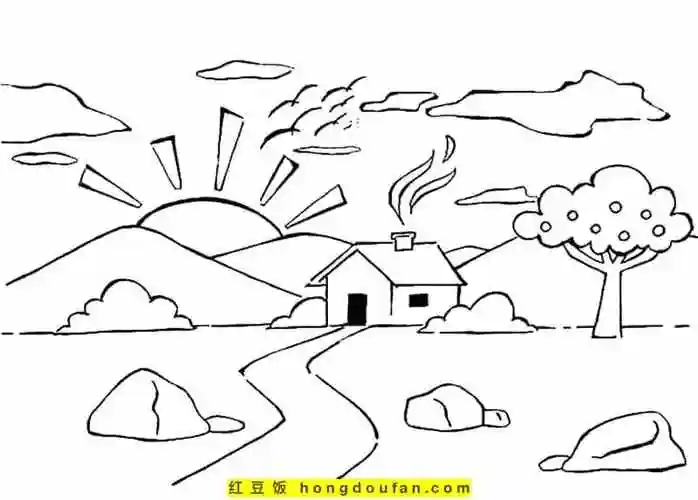 卡通,城市,填色,填色书,填色卡通,填色大全,填色游戏,填色画,幼儿园