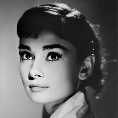赫本头像高清 经典复古奥黛丽赫本女神头像