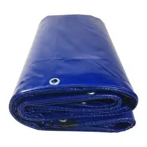 蓝色加厚刀刮布货车篷布防水雨篷布