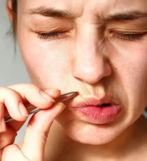 女生长小胡子体毛多不一定是不健康