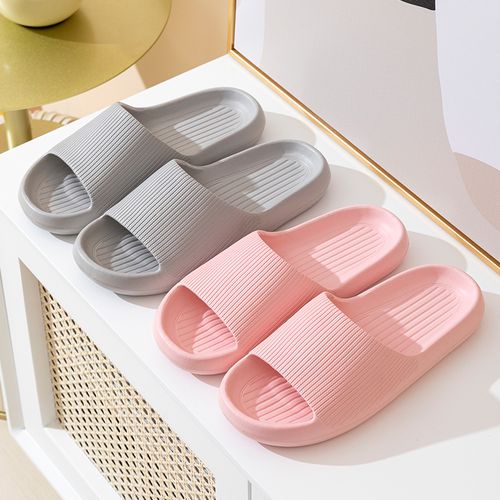 拖鞋女士夏季室内居家浴室洗澡防滑情侣简约舒适家用凉拖鞋踩屎感