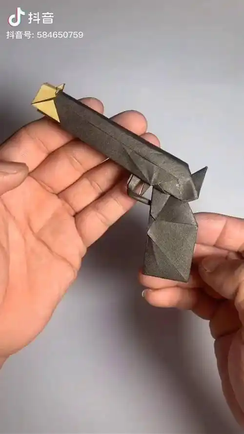 手枪折纸上热门