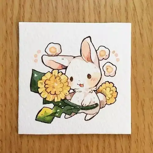 萌萌哒的小兔子