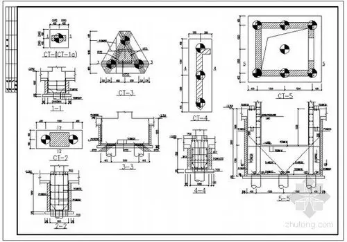 分享桩基承台构造详图资料下载