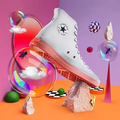 converse匡威男鞋女鞋运动鞋春季新款allstar高帮大logo帆布鞋167809c