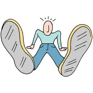 男人的大脚丫插画