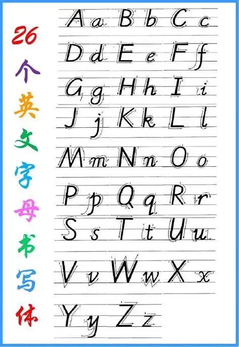 26个英文字母手写体一张_word文档在线阅读与下载_无忧文档