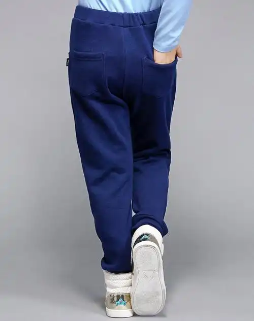 女童藏蓝色长裤