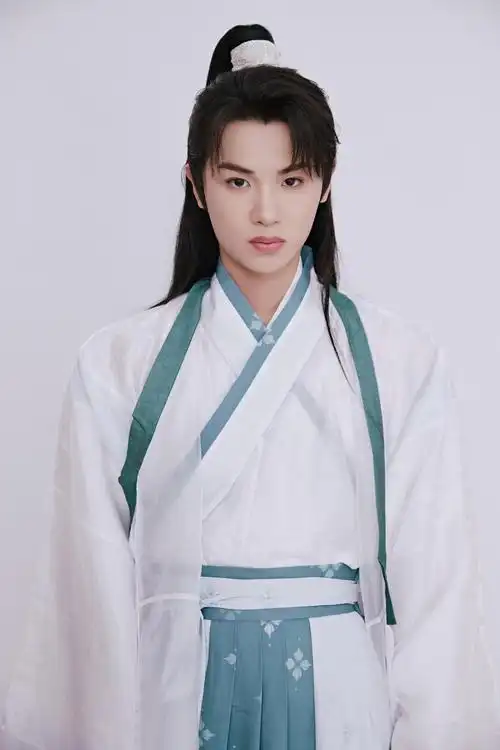 兰花花神小贾今晚见白衣仙气飘飘黄明昊《你好星期六》古风高马尾白衣