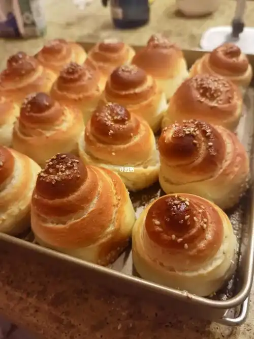 蜂蜜脆底小面包成功