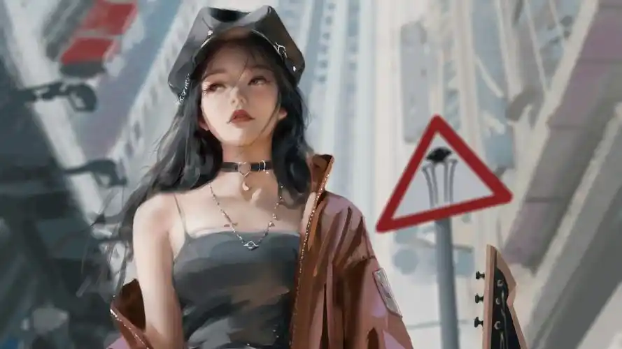 可爱 女孩 时尚 帽子 厚涂 4k动漫壁纸_4k动漫图片_彼岸图网pic.netbi