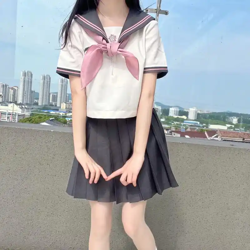 "我们会越来越好 不是祝福 是约定"#jk #水手服 #夏天 - 抖音