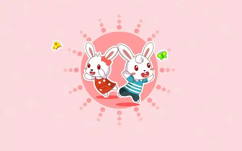 小兔子乖乖,卡通壁纸,可爱,动漫卡通,卡通明星小兔子乖乖 壁纸图片