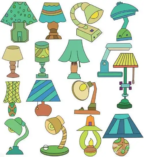 吊灯简笔画儿童画灯具生活用品简笔画吊灯简笔画吊灯简笔画画法教程