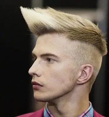 男士经典飞机头发型图片