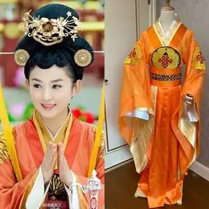 【出】陆贞传奇赵丽颖同款古装 m码九五新 借影人时尚雨墨丹青