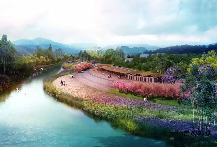 花田广兴资水河生态廊道示范段景观成都金堂