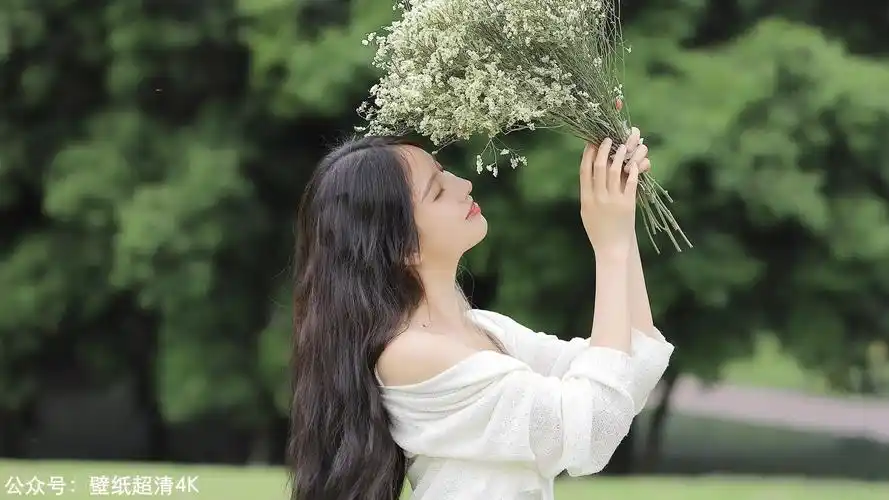 精致清新长发女生壁纸唯美霸气侧面