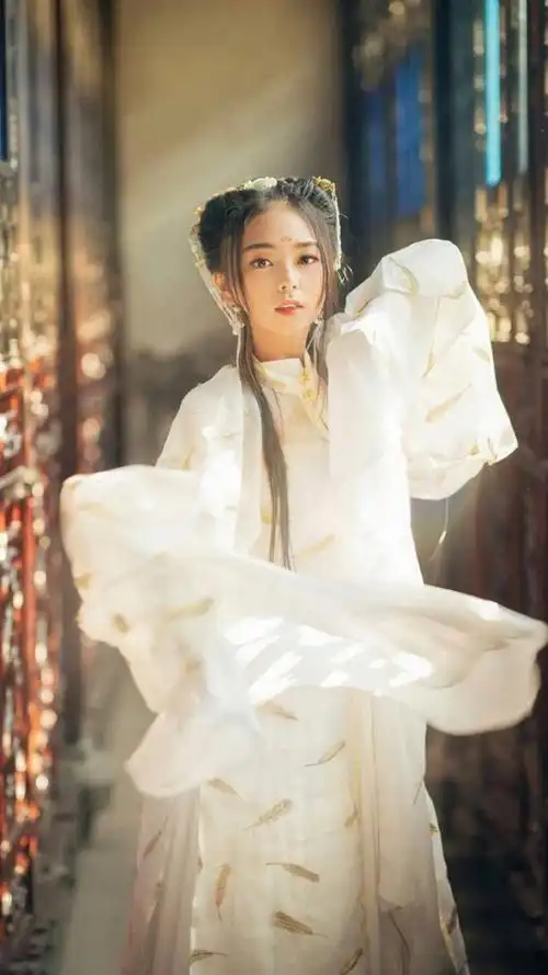 古装美女小清新梦幻写真,高清图片,手机锁屏桌面-壁纸族