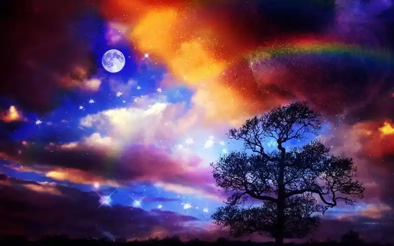 璀璨的星空,高清图片,电脑桌面-壁纸族