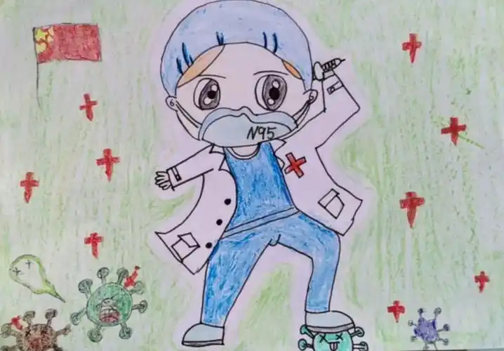 白衣天使大战病毒   郝美怡  12岁