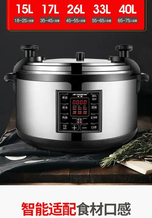 半球peskoe商用电压力锅大容量高压电饭锅8l40l智能电高压锅超大号