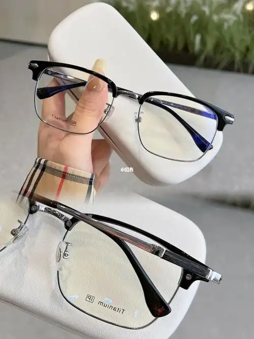 斯文痞帅眉型半框眼镜文艺范十足75