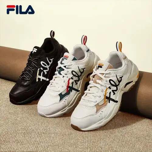 闪电鞋跑步鞋时尚休闲舒适运动鞋斐乐官方女鞋老爹鞋秋季fila