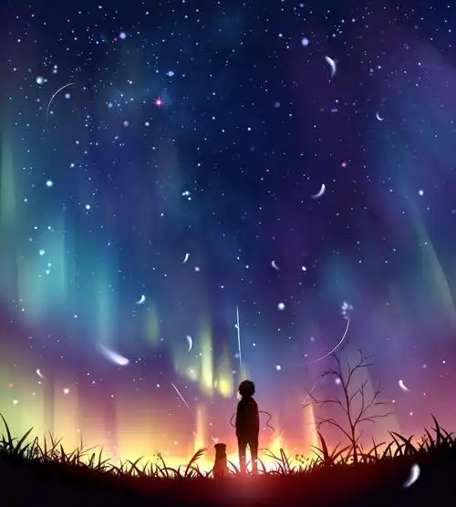 星空银河系#竖图用户昵称bypiozomzk分享了这个作品热门标签动漫头像