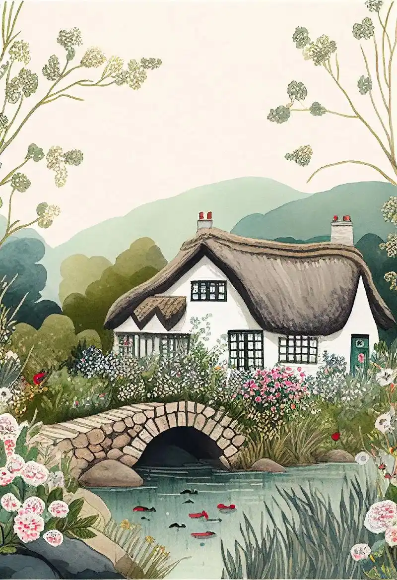 喜欢这样的画面… #国风古韵 #水墨画 #田园生活 #古风  - 抖音