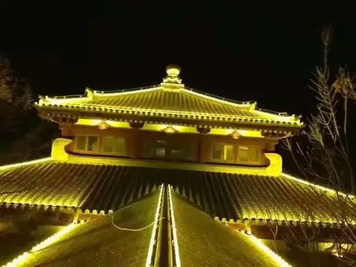 工程专用led户外瓦楞灯3w5w月亮灯凉亭瓦面投射灯黄光瓦片灯