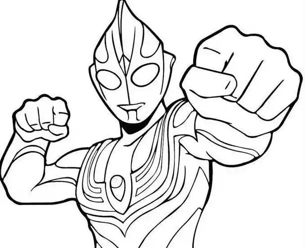 儿童简笔画大全奥特曼