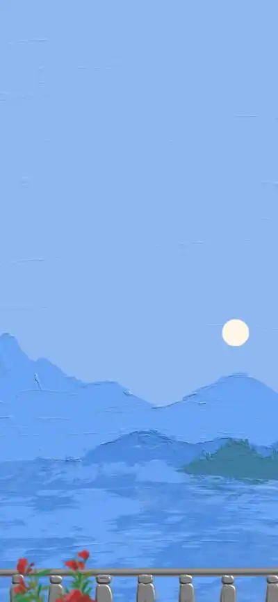 渐变纯色/手绘动物/聊天背景/小清新ins/花朵插画/锁屏壁纸/可爱