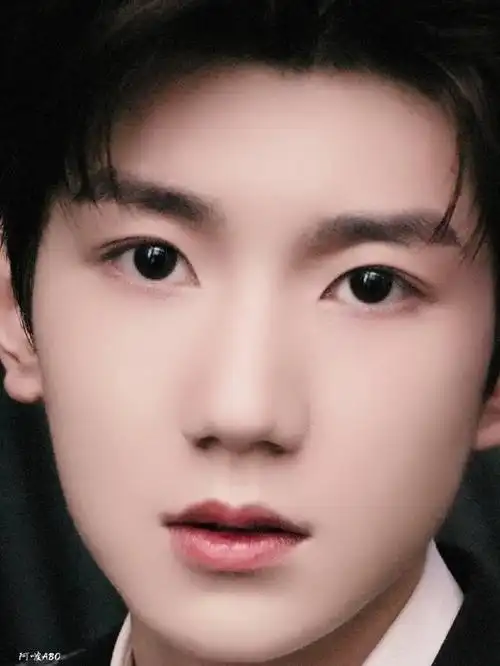 王源精修怼脸拍九宫格分享,这逆天颜值难道不是仙子下凡