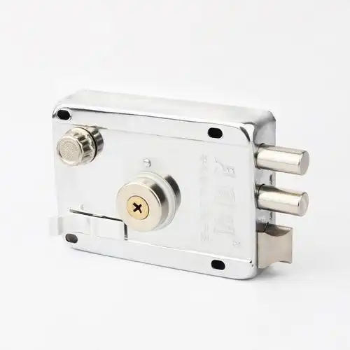 闪电客外装门锁老式防盗门锁铁门锁暗锁车库门锁储藏室锁抖音