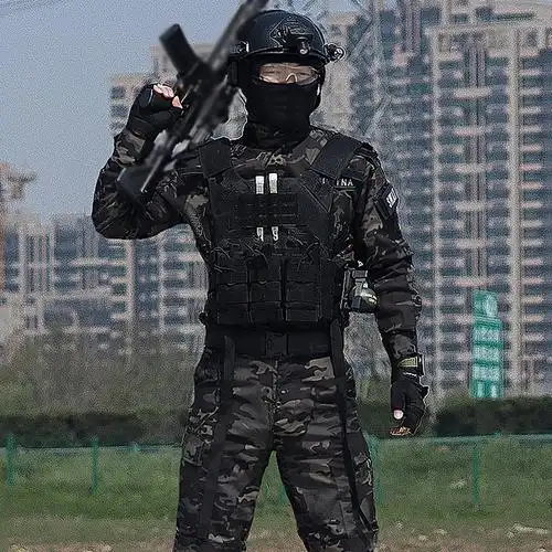 acu迷彩服套装军工特种兵美式黑鹰作训作战军装作训外套