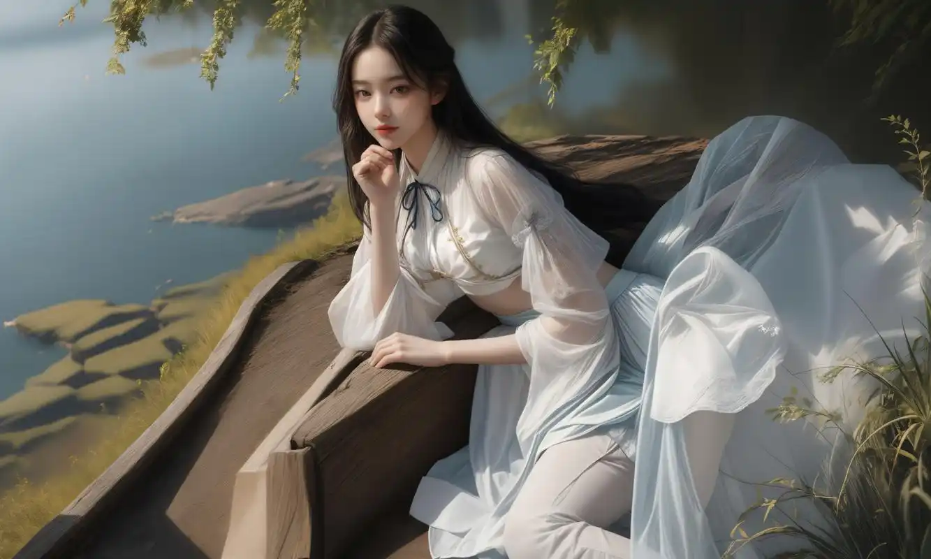 ai美女图片##ai美女写真# #ai美女壁纸# 每日ai美女秀	这款汉服的