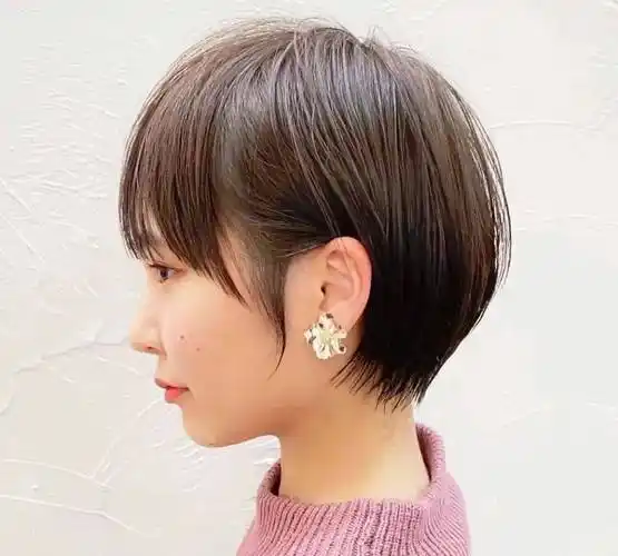 短发控必备,2024精灵系短发,非常百搭_脸型_刘海_发型