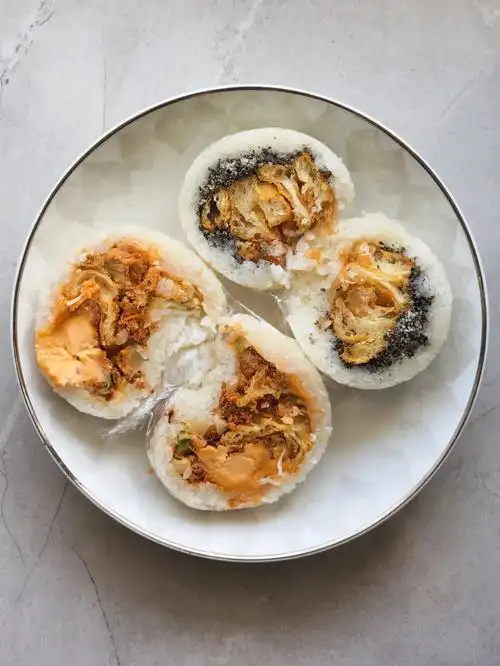 上海人给大家表演一个粢饭团