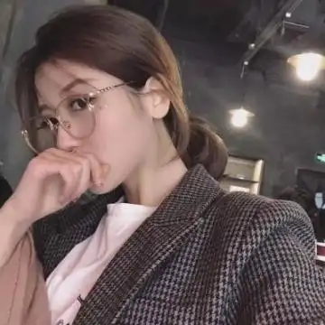 精选眼镜控女头,女生头像图片-回车桌面